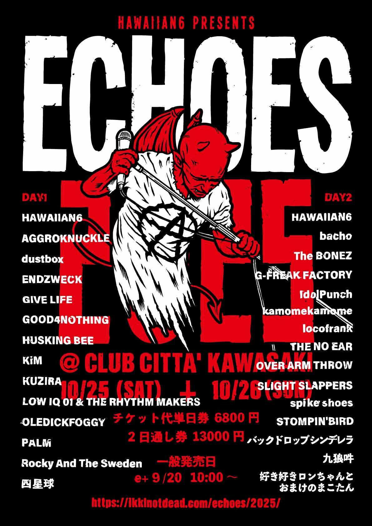 10月25日（土）【R&S】ECHOES 2025【川崎】 | FADE IN RECORDS